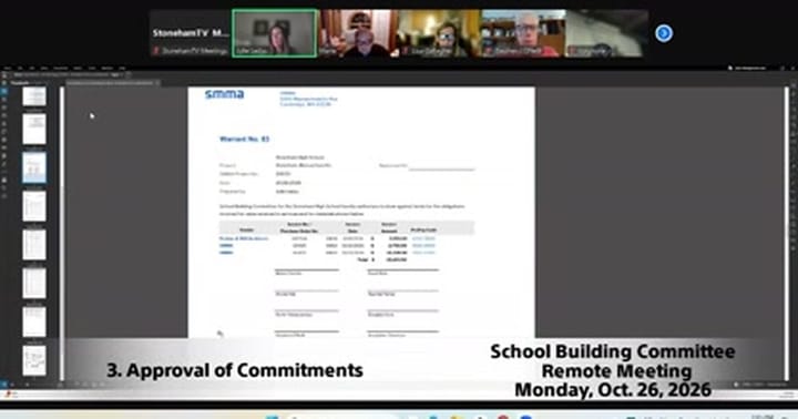 From the School Building Committee